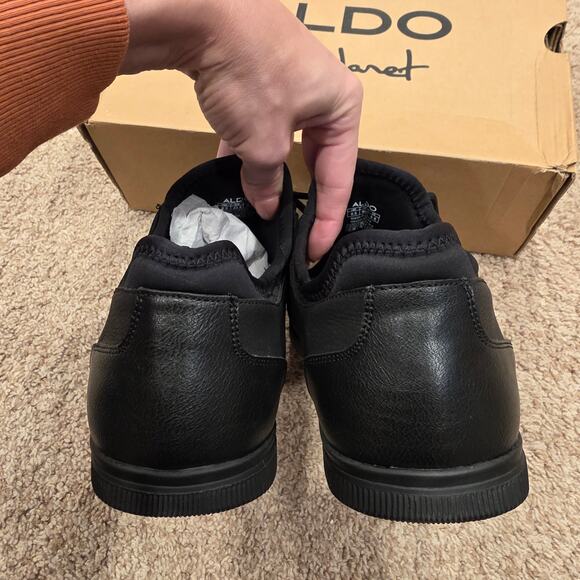 NIB Aldo love planet Reid black sneakers men\'s sz 9.5 main image 8